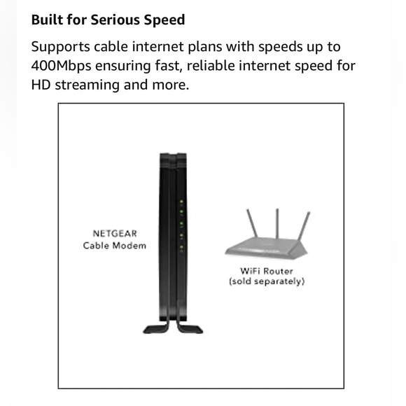 NETGEAR Cable Modem CM500 - Picture 3 of 14